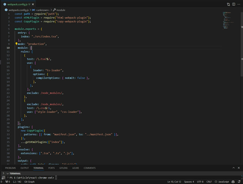 Webpack configuration
